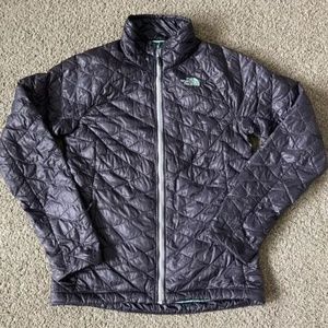 The North Face Women's Zipped Quilted Jacket Size S Gray